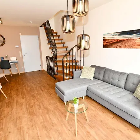 Frisch Renoviertes Fh Suedblick Am In Breege, Meerblick Von Allen Drei Etagen, Terrasse, Balkon, Sauna Und Parkplatz *